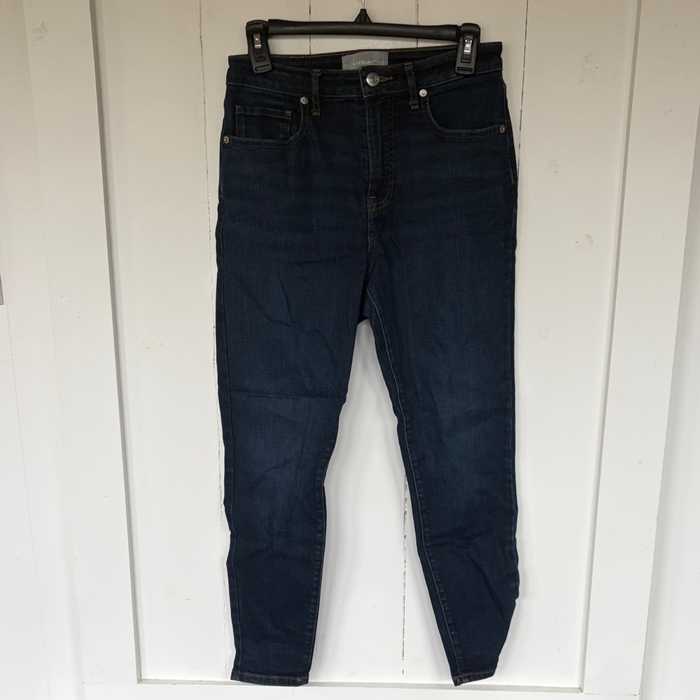 Everlane Women's High Rise Dark Blue Jeans